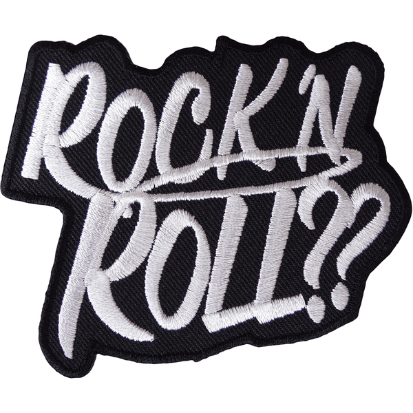 Rock N Roll Patch Iron Sew On Jeans T Shirt Bag Clothes Music Embroidered Badge