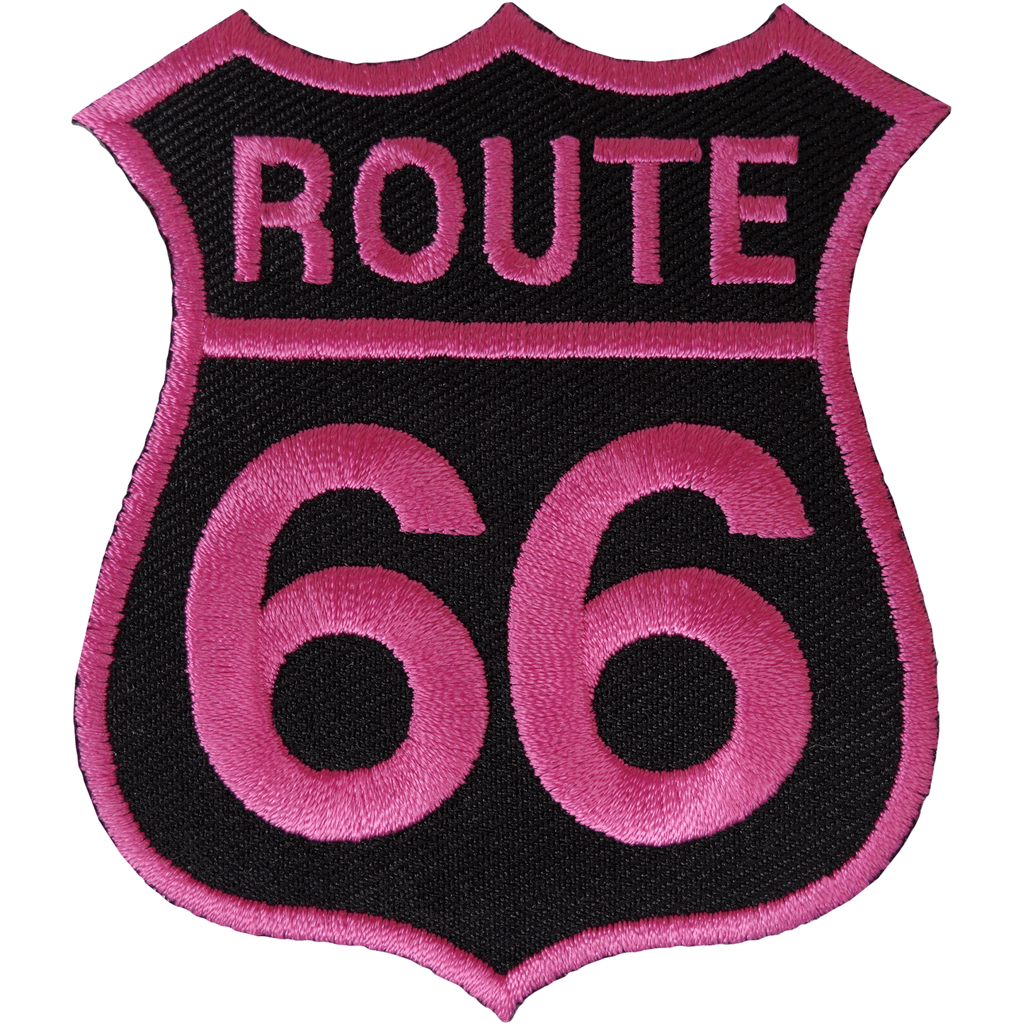 Route 66 Iron On Patch Sew On Embroidered Badge Motorbike Motorcycle Biker USA