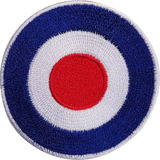 Royal Air Force Embroidered Iron/Sew On Patch RAF MOD Target Navy Army Badge