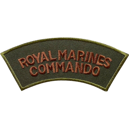 Royal Marines Commando Patch Iron Sew On Clothes Army Military Embroidered Badge