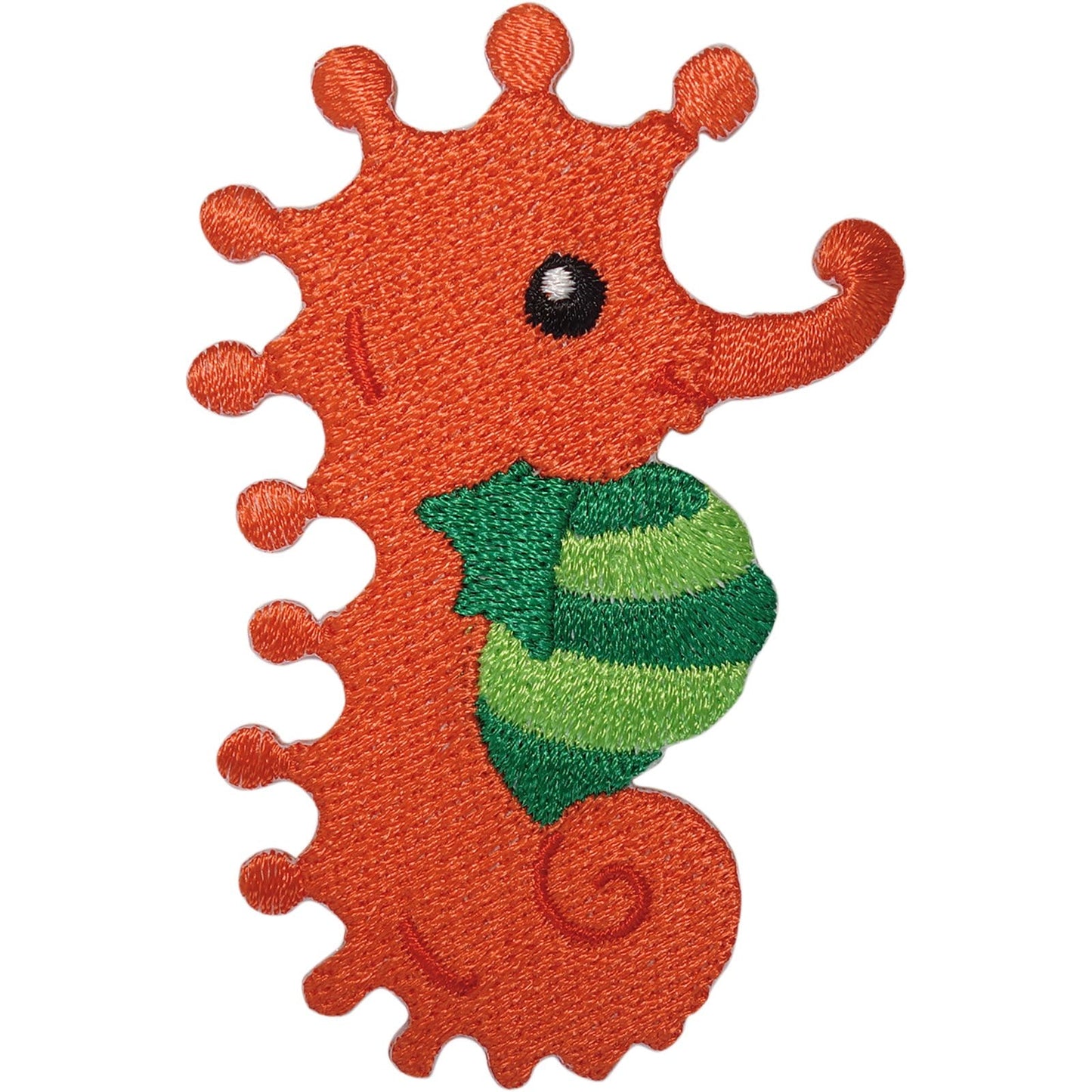 Seahorse Patch Iron Sew On Clothes Bag Embroidered Badge Fish Embroidery Crafts