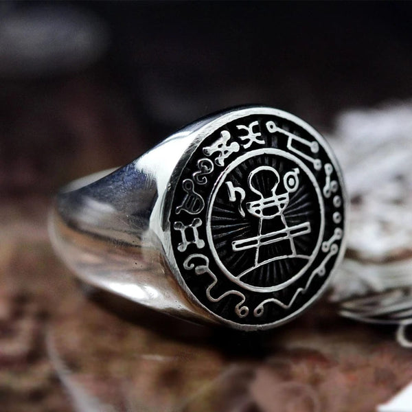 Seal of Solomon Ring Made From Stainless Steel