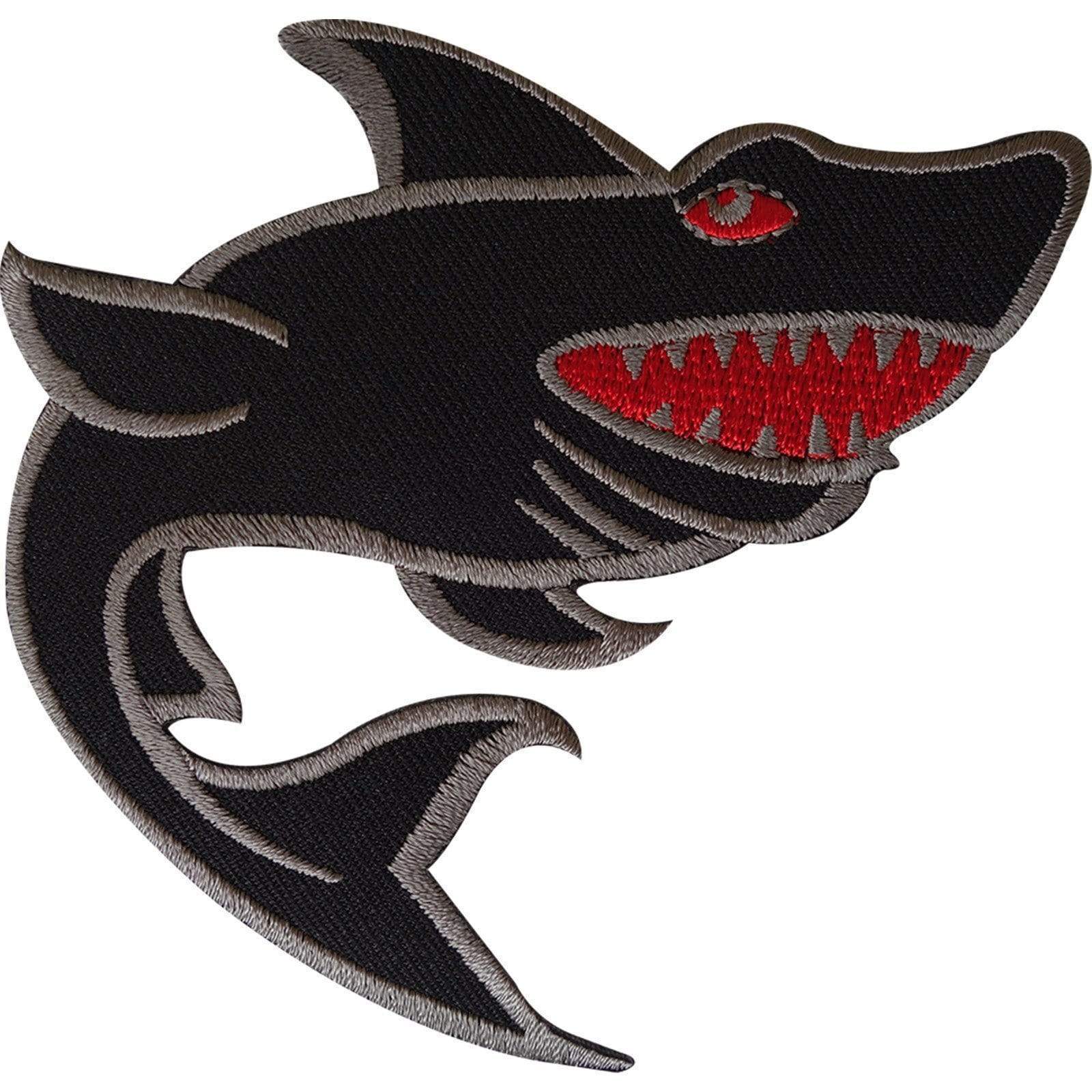 Shark Patch Iron Sew On Clothes Bag Embroidered Badge Fish Embroidery Applique