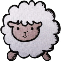 Sheep Patch Embroidered Badge Iron On Sew On Clothing Jacket Coat Bag Jeans Hat
