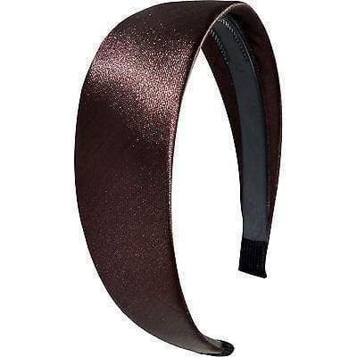 Shiny Brown Satin Hairband Headband Alice Hair Band Girls Kid Womens Accessories Shiny Brown Satin Hairband Headband Alice Hair Band Girls Kid Womens Accessories