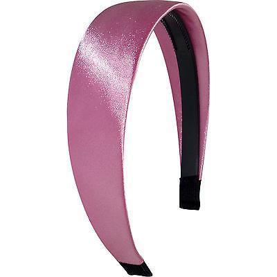 Shiny Pink Satin Hairband Headband Alice Hair Band Girls Kids Womens Accessories Shiny Pink Satin Hairband Headband Alice Hair Band Girls Kids Womens Accessories