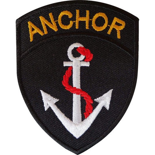 Ship Boat Anchor Iron Sew On Patch Sailor Fancy Dress Costume Embroidered Badge