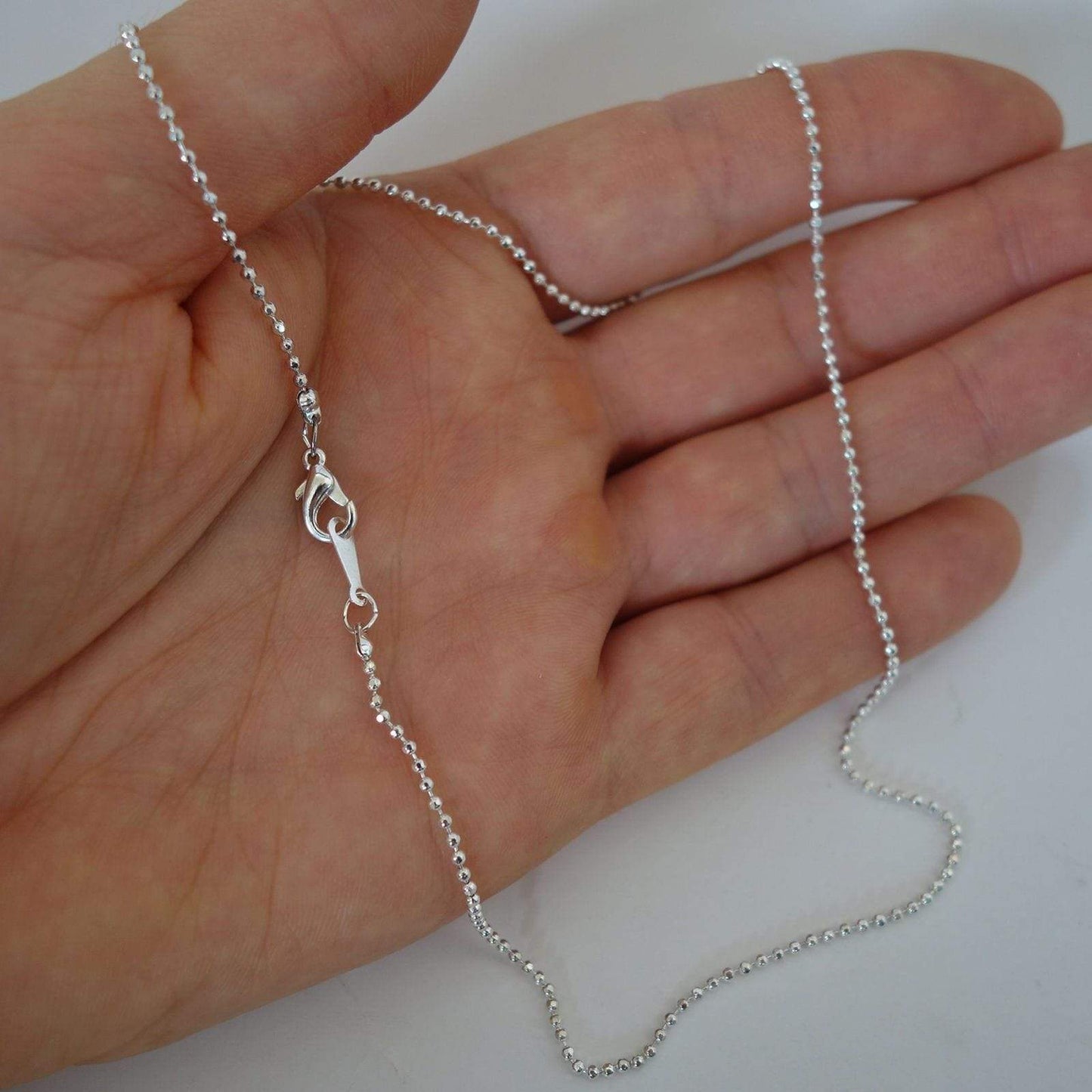 Silver Colour Steel Chain Metal Necklace Mens Ladies Girls Boys Kids Jewellery Silver Colour Steel Chain Metal Necklace Mens Ladies Girls Boys Kids Jewellery
