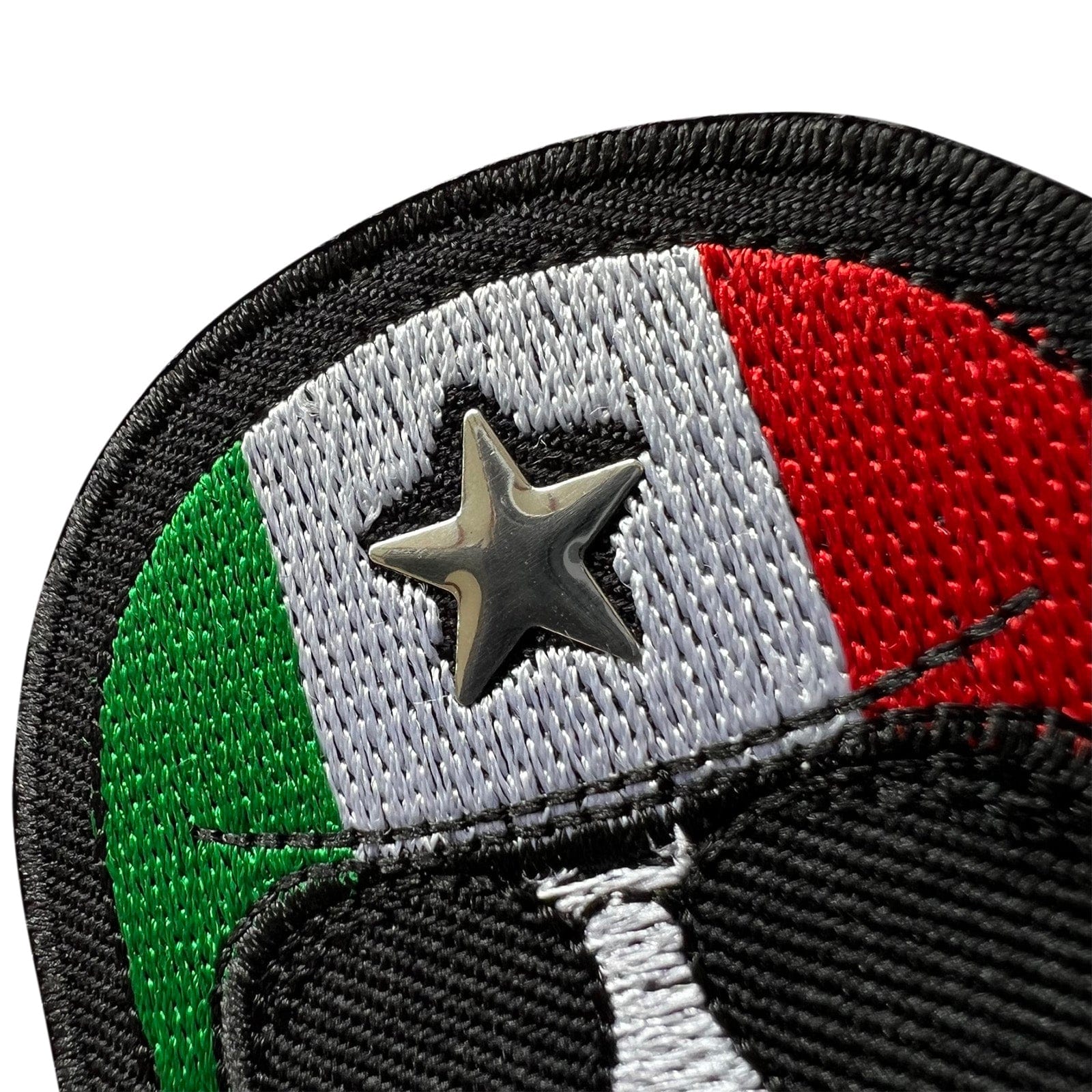 Skull Star Italy Flag Motorcycle Motorbike Helmet Patch Iron Sew On Jacket Badge
