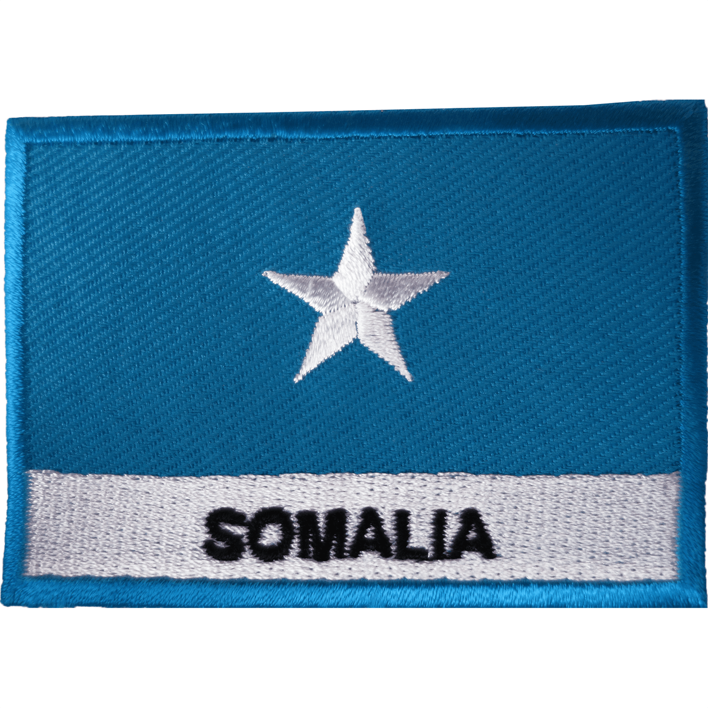 Somalia Flag Patch Iron Sew On Cloth Somali Africa Embroidered Embroidery Badge