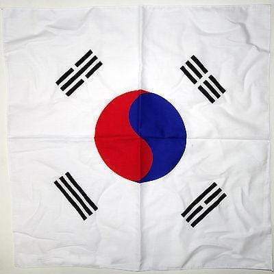 South Korea Flag Bandana Bandanna Hairband Headband Hat Scarf Neck Wrist Wrap