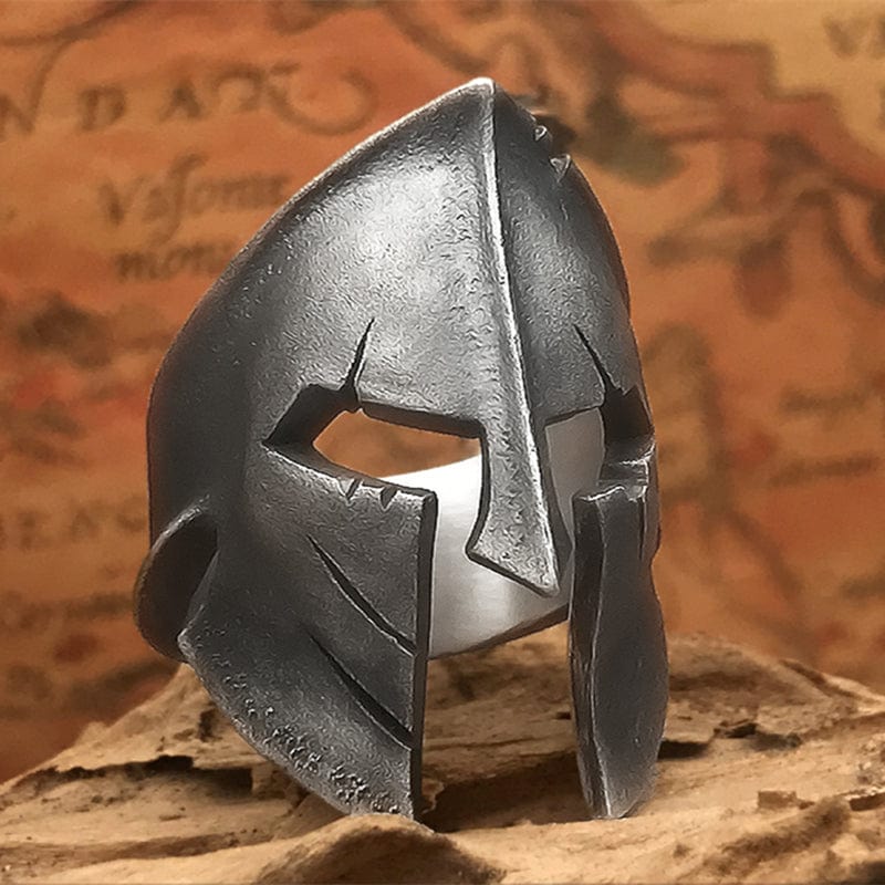 Spartan Helmet Ring Made From Stainless Steel