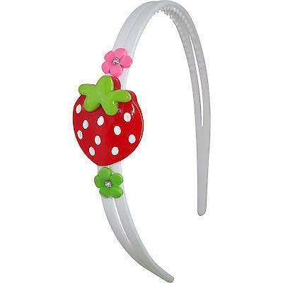Strawberry White Hairband Headband Alice Hair Band Girls Kids Ladies Accessories Strawberry White Hairband Headband Alice Hair Band Girls Kids Ladies Accessories