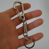 Strong Metal Carabiner Keychain Keyring Key Holder Dog Collar Lead Harness Clip Strong Metal Carabiner Keychain Keyring Key Holder Dog Collar Lead Harness Clip