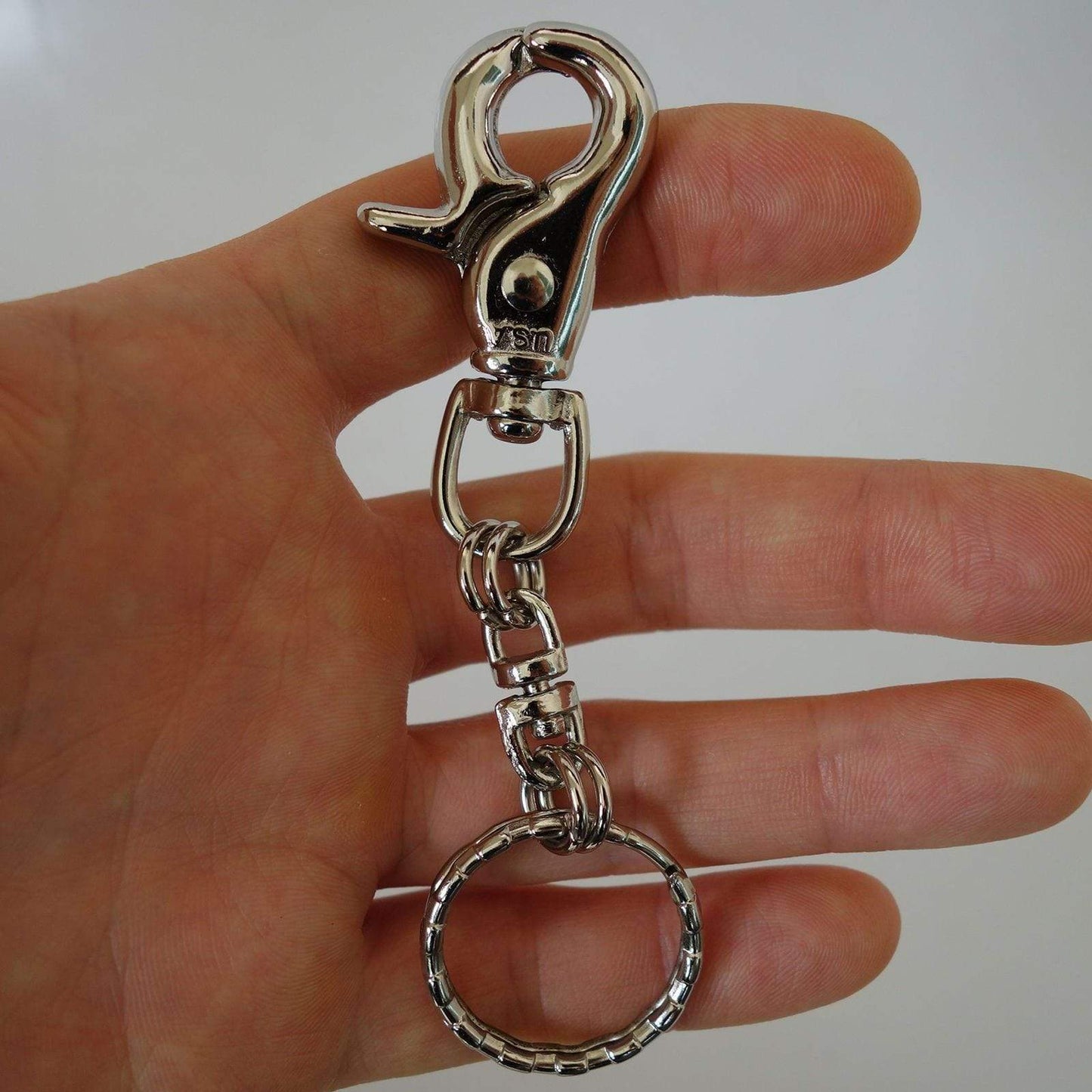 Strong Metal Keyring Keychain Key Holder Ring Chain Car Keys Bag Fob Swivel Clip Strong Metal Keyring Keychain Key Holder Ring Chain Car Keys Bag Fob Swivel Clip