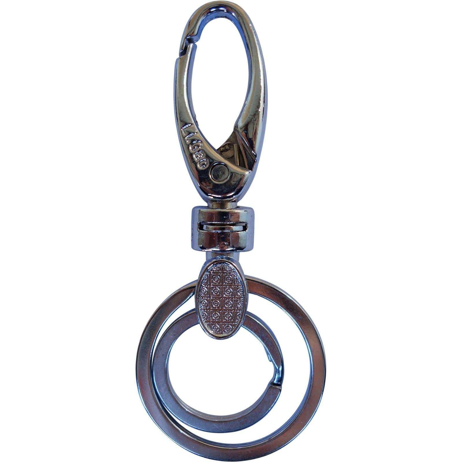 Strong Metal Keyring Keychain Key Holder Ring Chain Fob Clasp Swivel Keys Clip