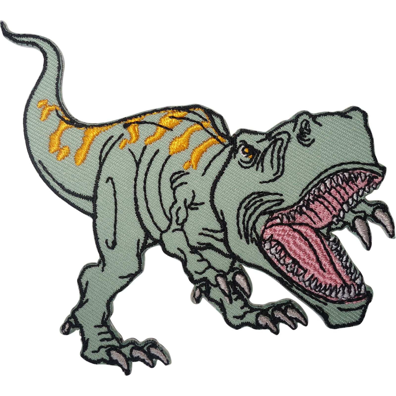 T Rex Patch Iron Sew On Cloth TRex Dinosaur Embroidered Badge Tyrannosaurus Rex