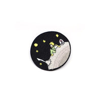The Little Prince Patch Le Petit Prince Iron On Sew On Patch Moon Stars Planet Space Embroidered Badge Embroidery Applique Motif