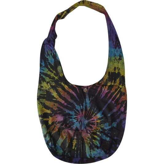 Tie Dye Sling Bag One Strap Messenger Handbag Purse Ladies Womens Girls Hippie