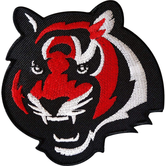 Tiger Iron On Patch Sew On Clothes Jacket Bag Biker Motorcycle Motorbike Badge