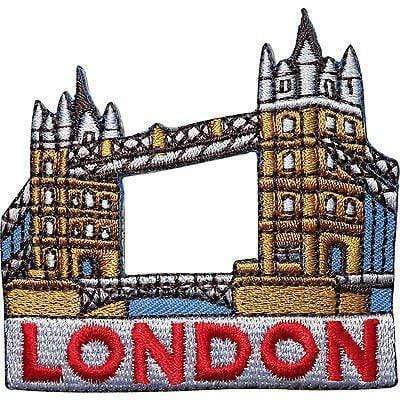 Tower Bridge London Embroidered Iron / Sew On Patch Clothes Bag Badge Transfer