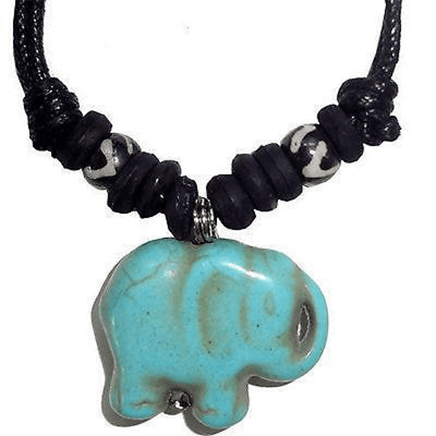 Turquoise Elephant Pendant Chain Necklace Choker Ladies Womens Girls Jewellery