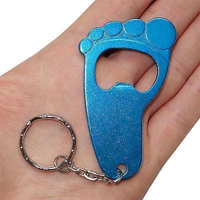 Turquoise Foot Key Ring Chain Fob Beer Bottle Opener Keyring Keychain Bag Charm Turquoise Foot Key Ring Chain Fob Beer Bottle Opener Keyring Keychain Bag Charm