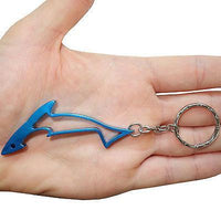 Turquoise Shark Key Ring Chain Fob Bottle Opener Cool Keyring Keychain Party Toy Turquoise Shark Key Ring Chain Fob Bottle Opener Cool Keyring Keychain Party Toy