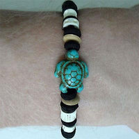 Turquoise Turtle Wristband Charm Friendship Bracelet Tortoise Bangle Mens Womens