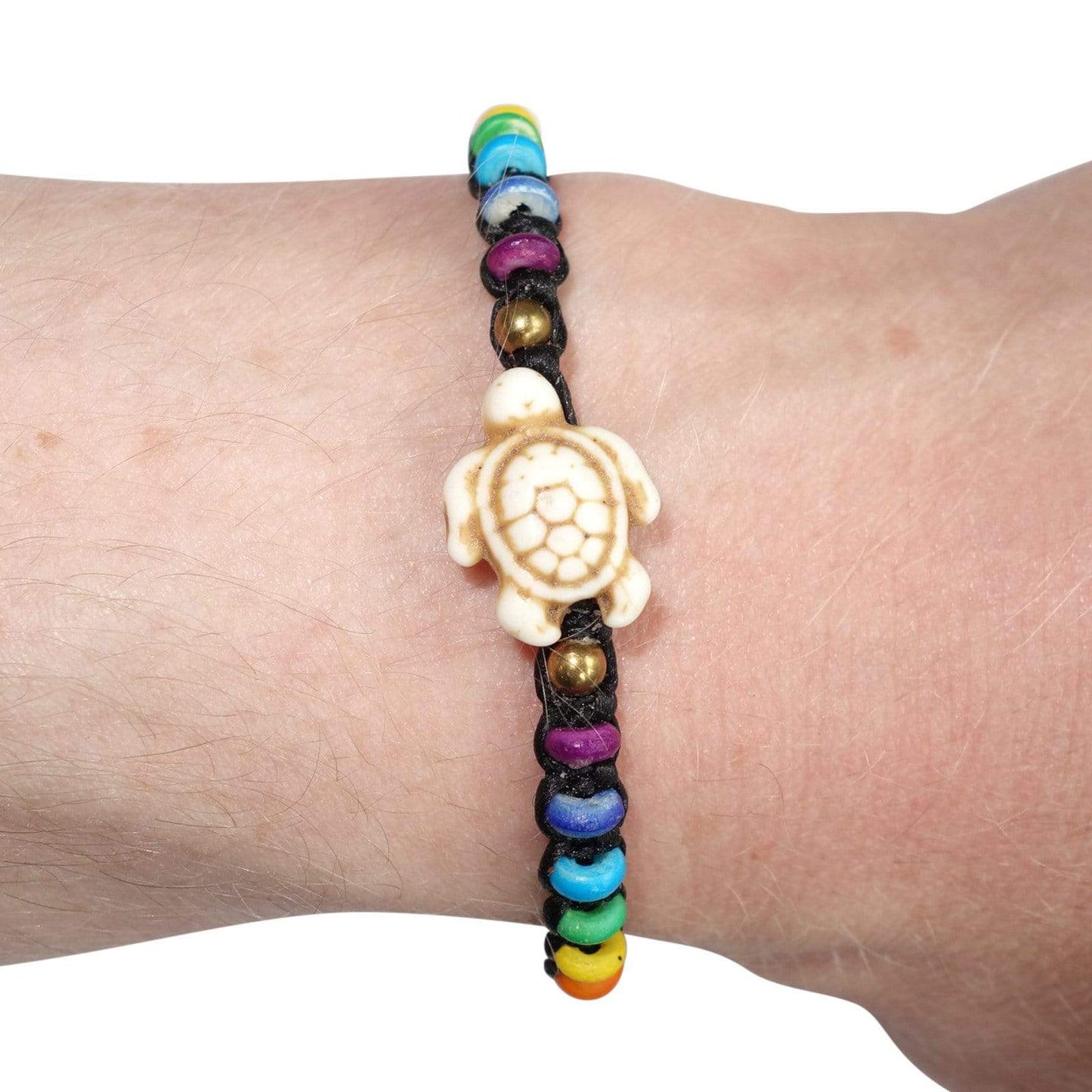 Turtle Bracelet Rainbow Wristband Bangle Mens Womens Ladies Boys Girls Jewellery