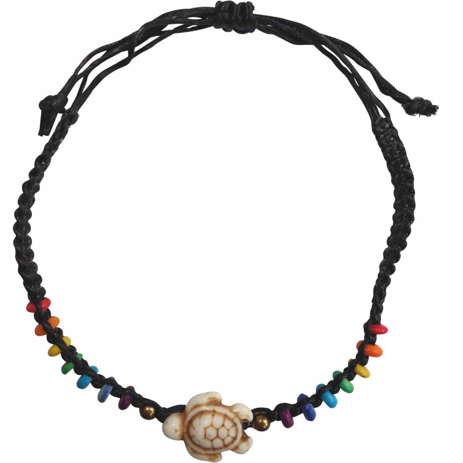 Turtle Bracelet Rainbow Wristband Bangle Mens Womens Ladies Boys Girls Jewellery