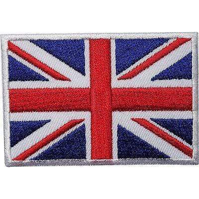 UK Flag Embroidered Iron / Sew On Union Jack Patch United Kingdom Badge Transfer