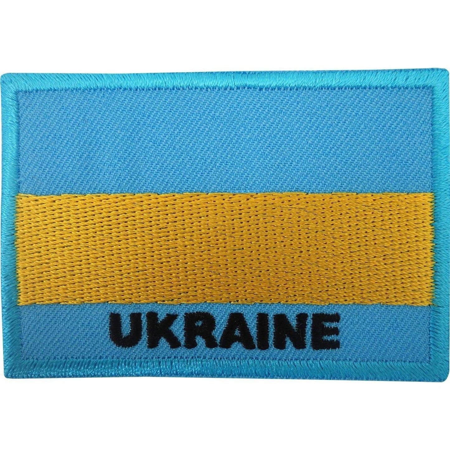 Ukraine Flag Patch Iron On / Sew On Badge Ukrainian Embroidered Embroidery Motif