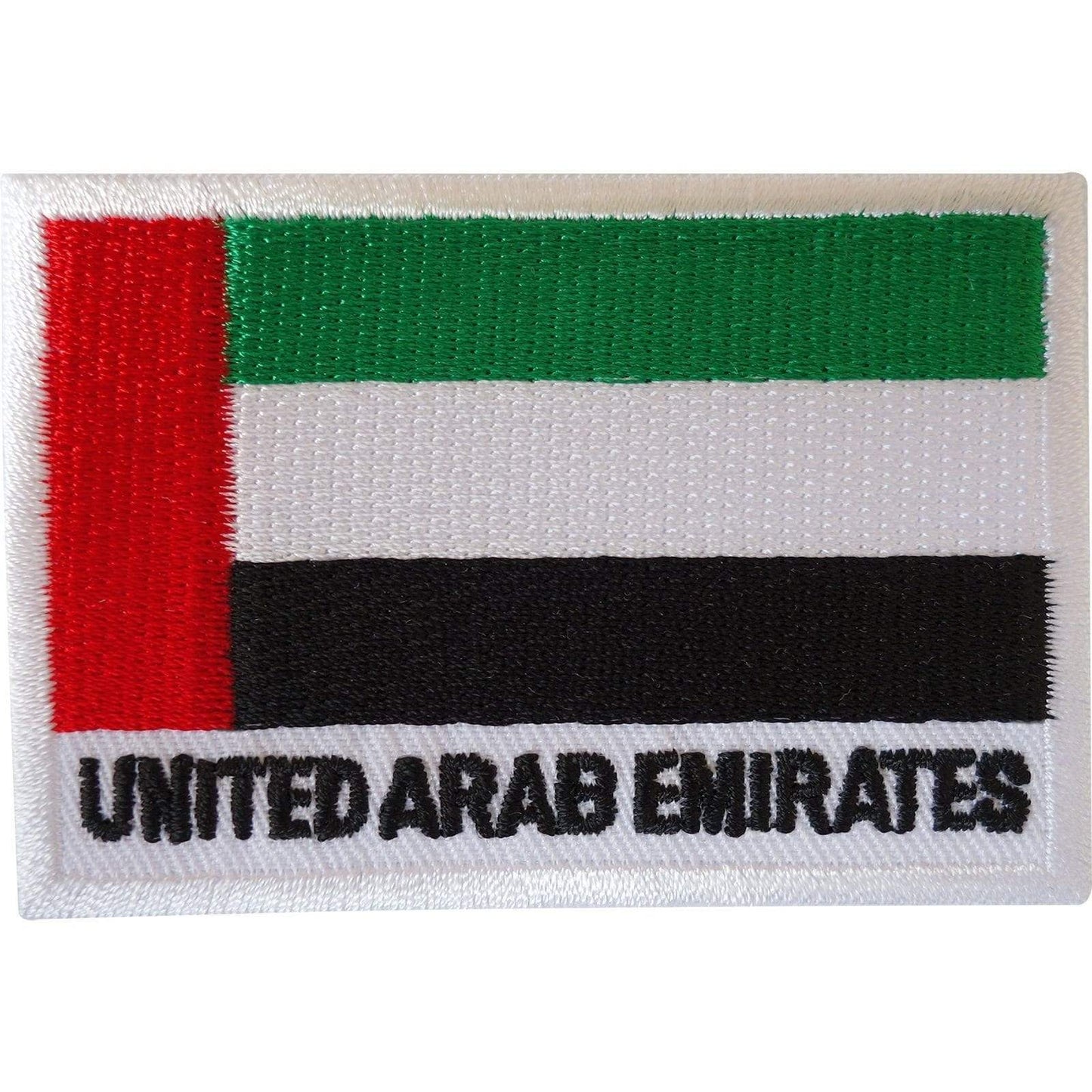 UNITED ARAB EMIRATES Flag Patch Iron / Sew On Clothes Bag UAE Embroidered Badge