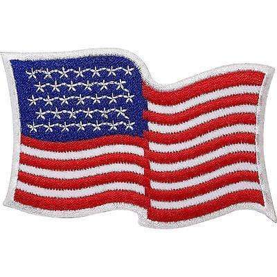 USA Flag Embroidered Iron / Sew On American Patch United States US America Badge