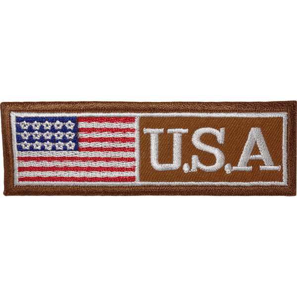 USA Iron On Patch Sew On Cloth United States of America Flag US Embroidery Badge