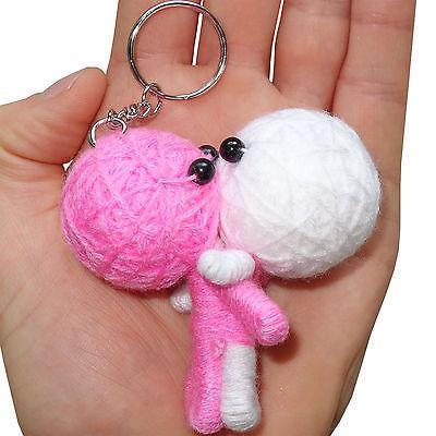 Valentines Day Love Couple Voodoo Doll Key Ring Chain Fob Keyring Keychain Toy Valentines Day Love Couple Voodoo Doll Key Ring Chain Fob Keyring Keychain Toy