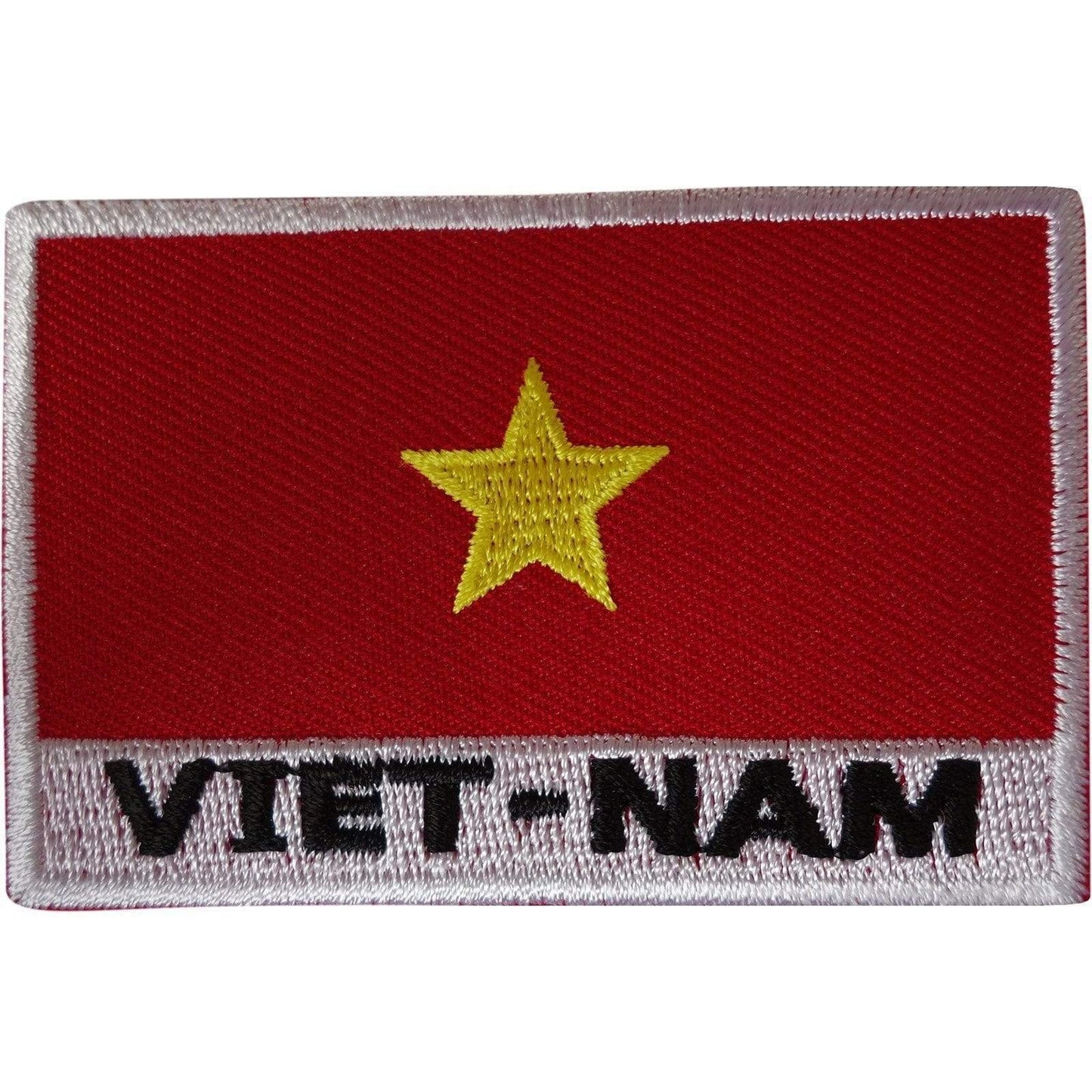 Vietnam Flag Patch Iron Sew On Embroidered Badge Vietnamese Embroidery Applique