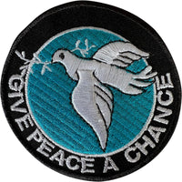 White Dove Peace Patch Iron On Sew On Clothes Bag Jeans Jacket Embroidered Badge