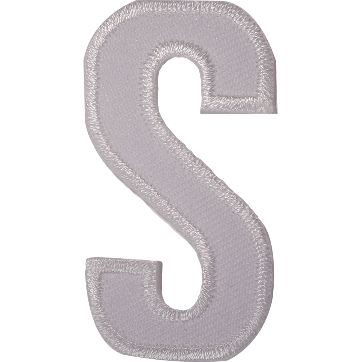 Letter S White Letter Number Iron Sew On Patches Badges Name Letters Numbers Badge Patch