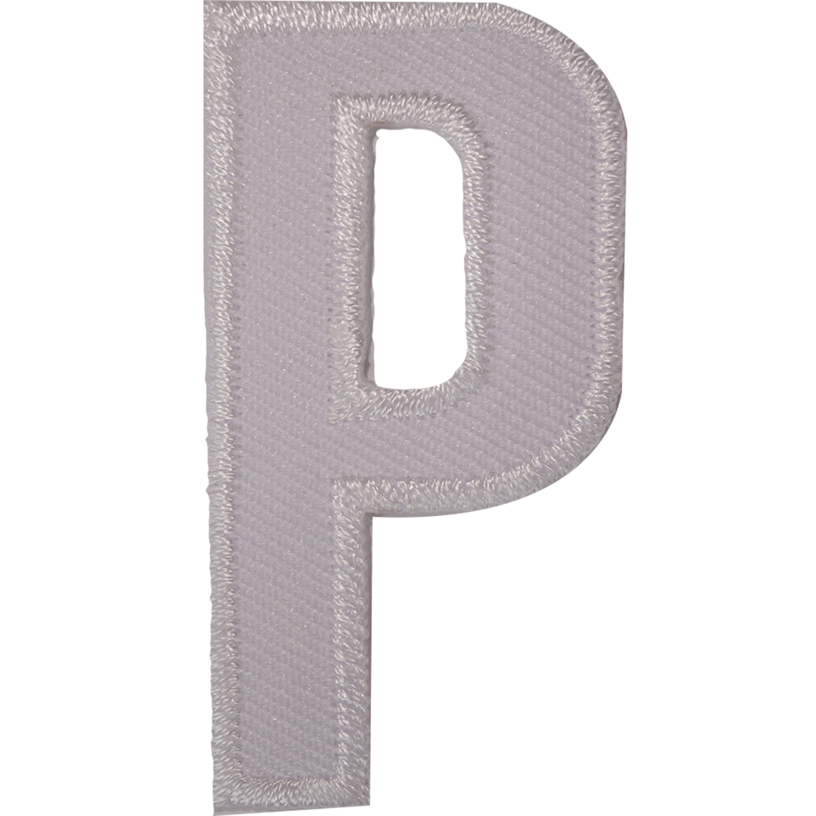 Letter P White Letter Number Iron Sew On Patches Badges Name Letters Numbers Badge Patch