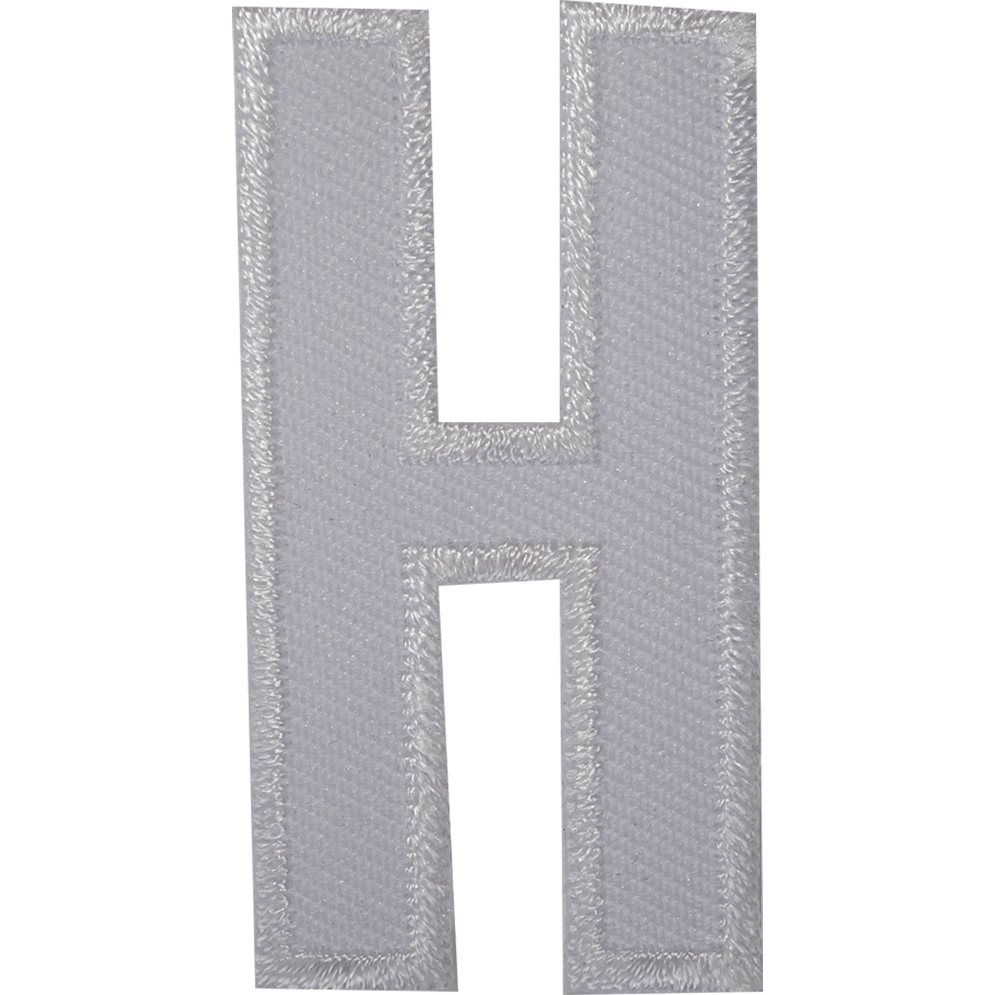 Letter H White Letter Number Iron Sew On Patches Badges Name Letters Numbers Badge Patch