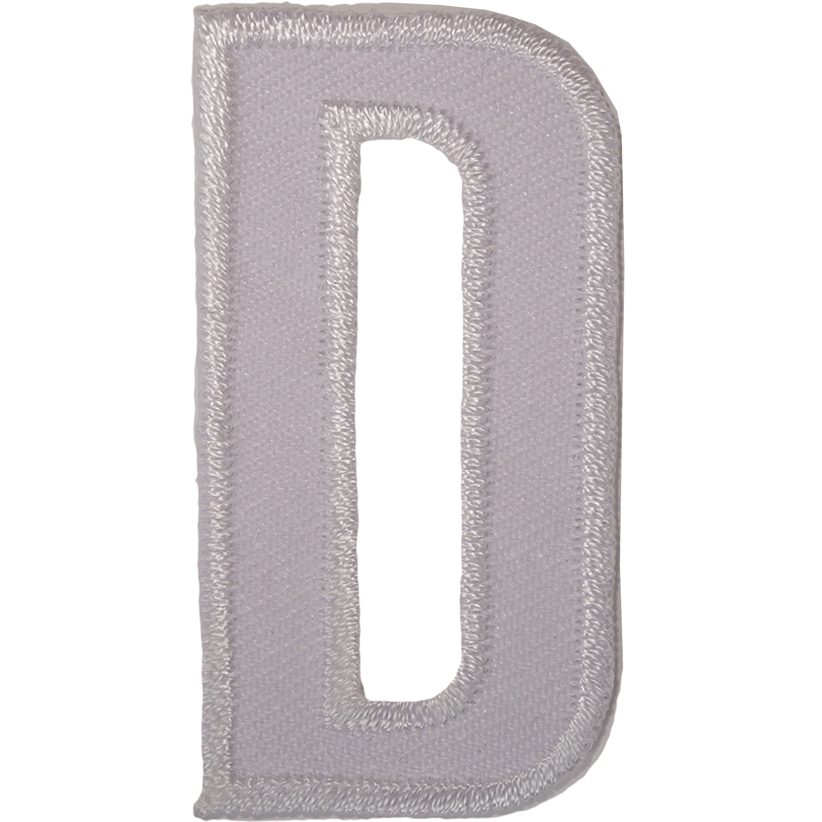 Letter D White Letter Number Iron Sew On Patches Badges Name Letters Numbers Badge Patch