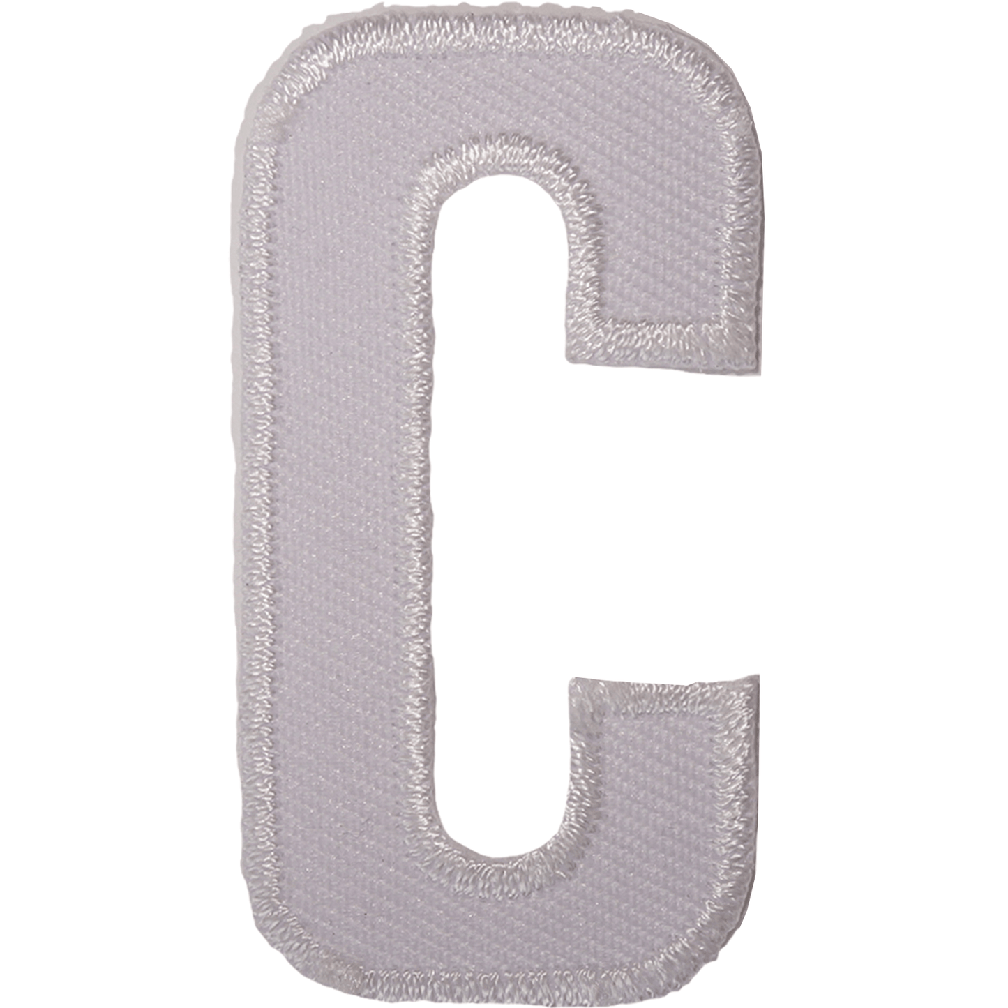Letter C White Letter Number Iron Sew On Patches Badges Name Letters Numbers Badge Patch