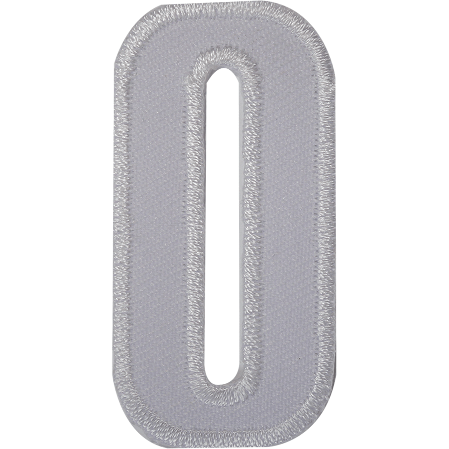 Number 0 ( Number Zero ) White Letter Number Iron Sew On Patches Badges Name Letters Numbers Badge Patch