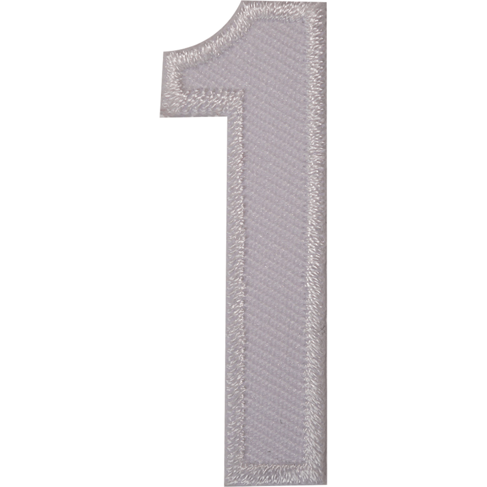 Number 1 ( Number One ) White Letter Number Iron Sew On Patches Badges Name Letters Numbers Badge Patch