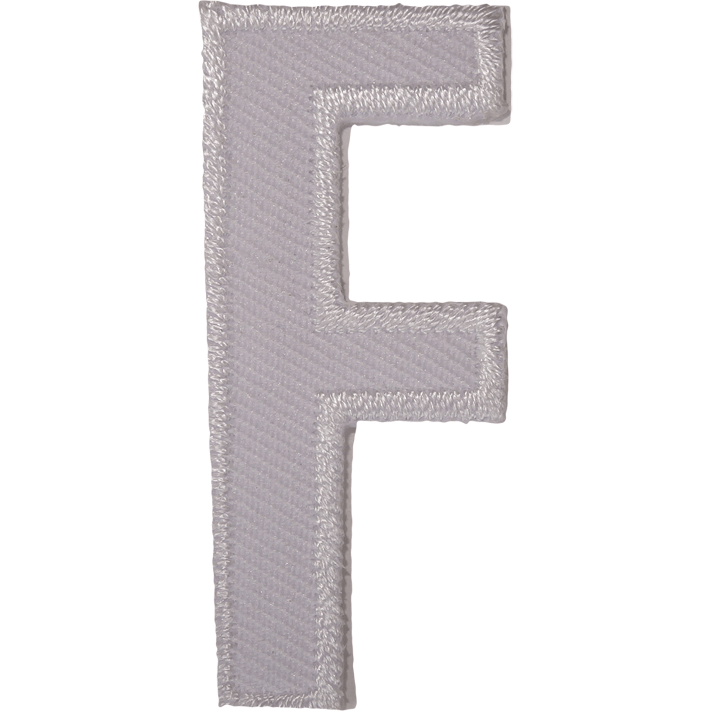 Letter F White Letter Number Iron Sew On Patches Badges Name Letters Numbers Badge Patch