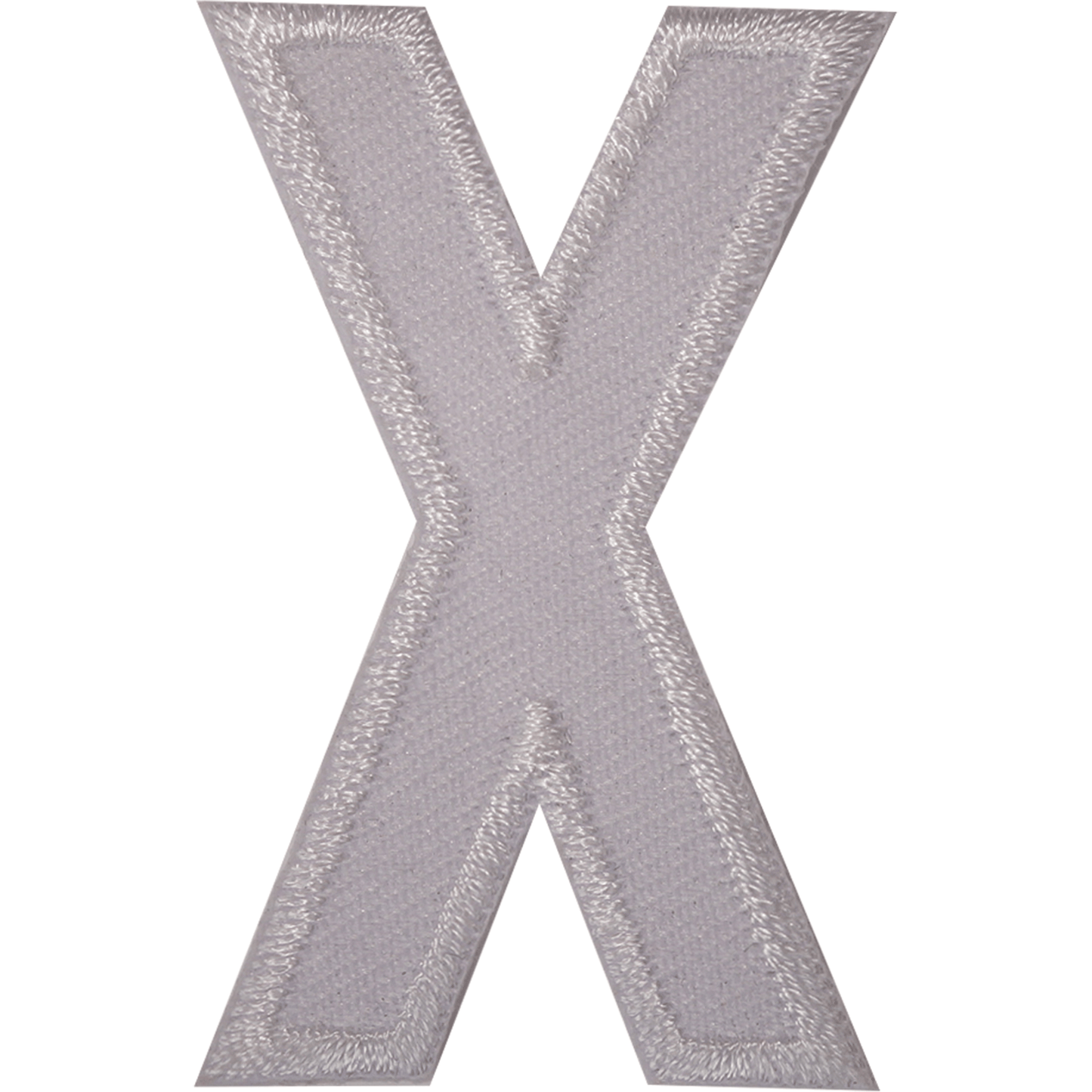 Letter X White Letter Number Iron Sew On Patches Badges Name Letters Numbers Badge Patch