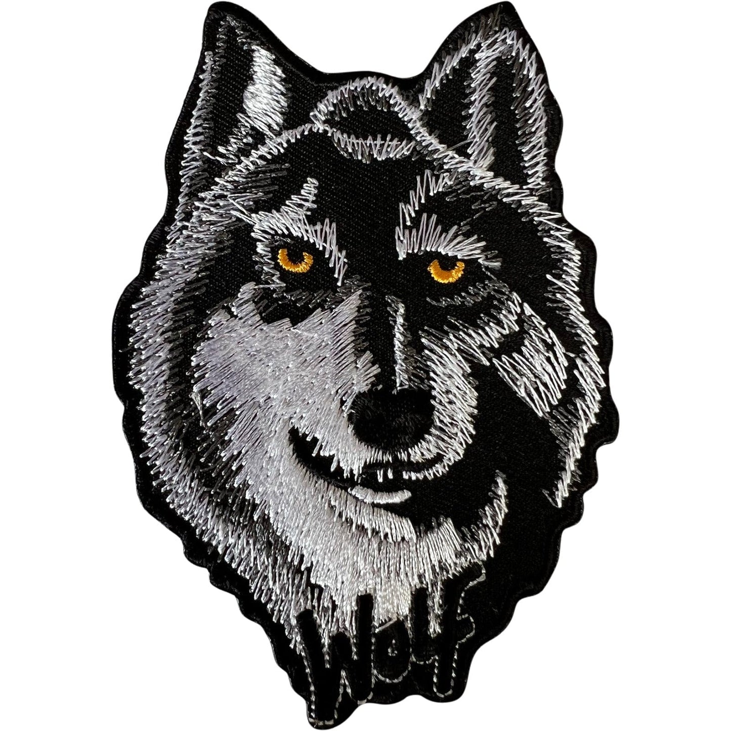 Wolf Patch Iron Sew On Clothes Jeans T Shirt Jacket Hoodie Bag Embroidered Badge