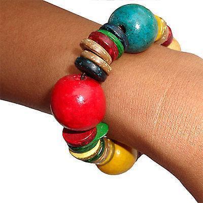 Wood Bracelet Wristband Bangle Womens Ladies Wooden Natural Organic Jewellery